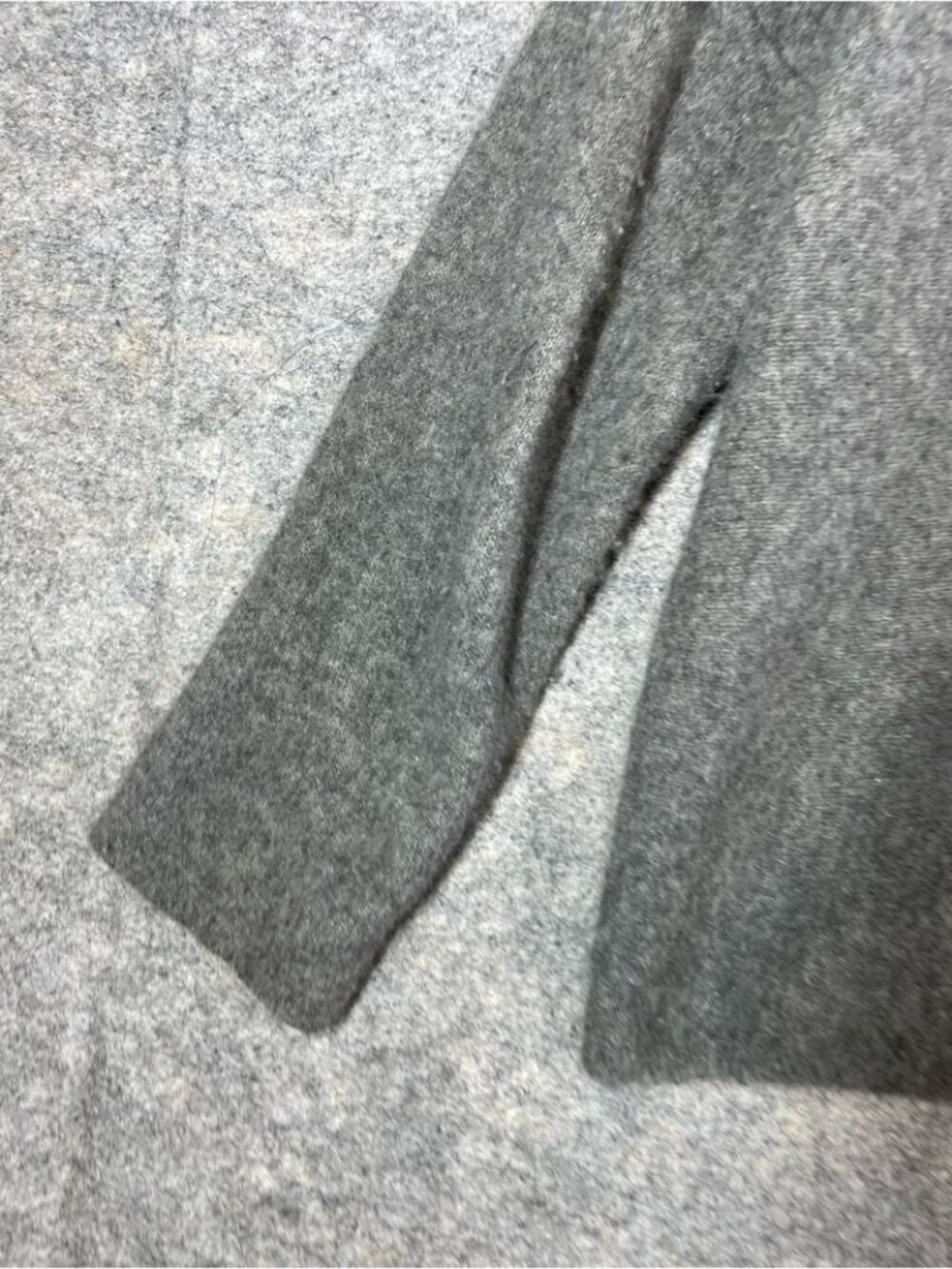 The Fisher Project Cashmere Grey Knit Sweater Minimalist Quiet Luxury Cozy Chic - Picture 12 of 14